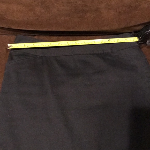 Geoffrey Beene Black Mini Skirt With small Pockets Size 2 - Picture 10 of 12